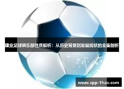 建业足球俱乐部性质解析：从历史背景到发展现状的全面剖析